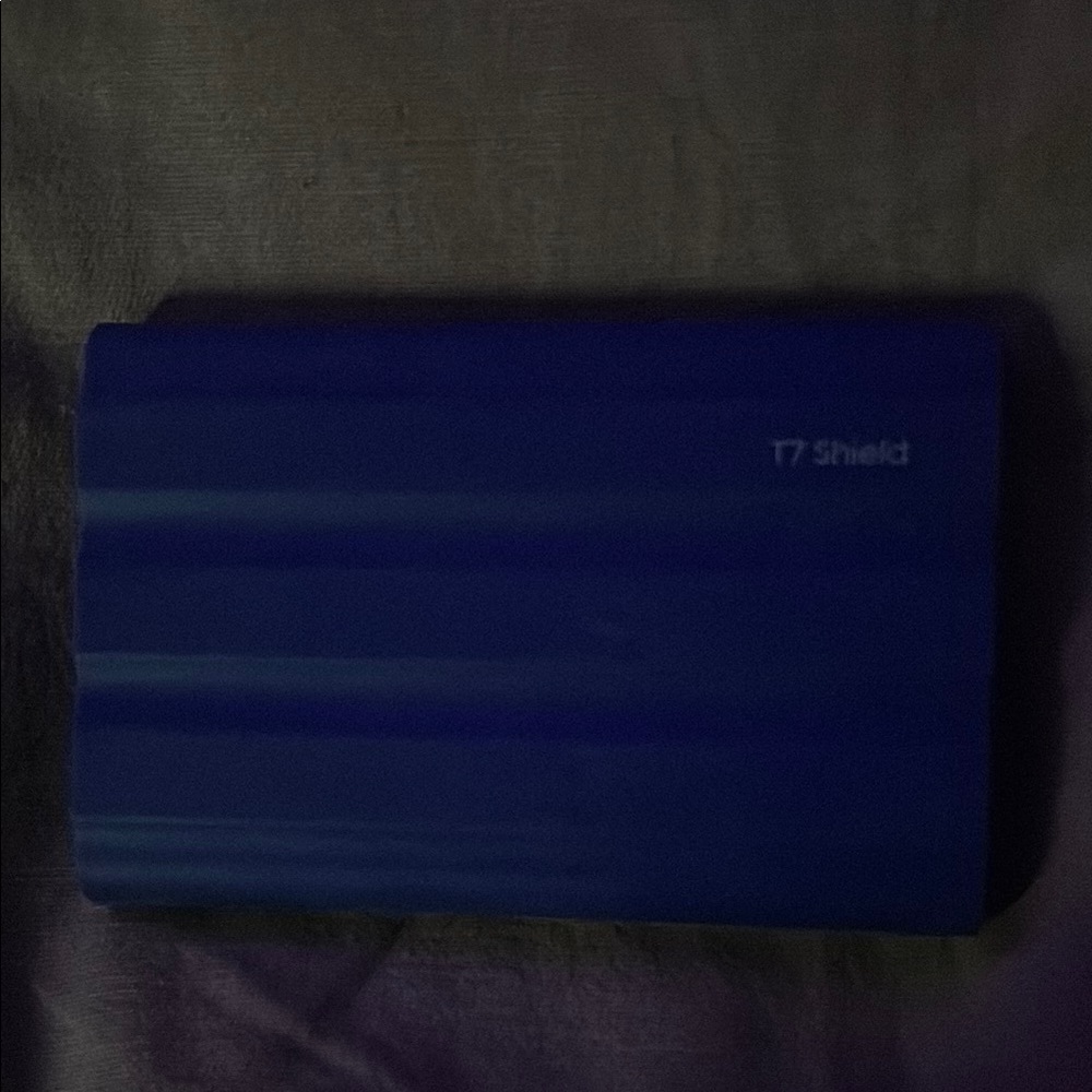 Samsung Blue Portable SSD - Picture 2 of 2